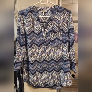 Maurices Chevron Blouse
